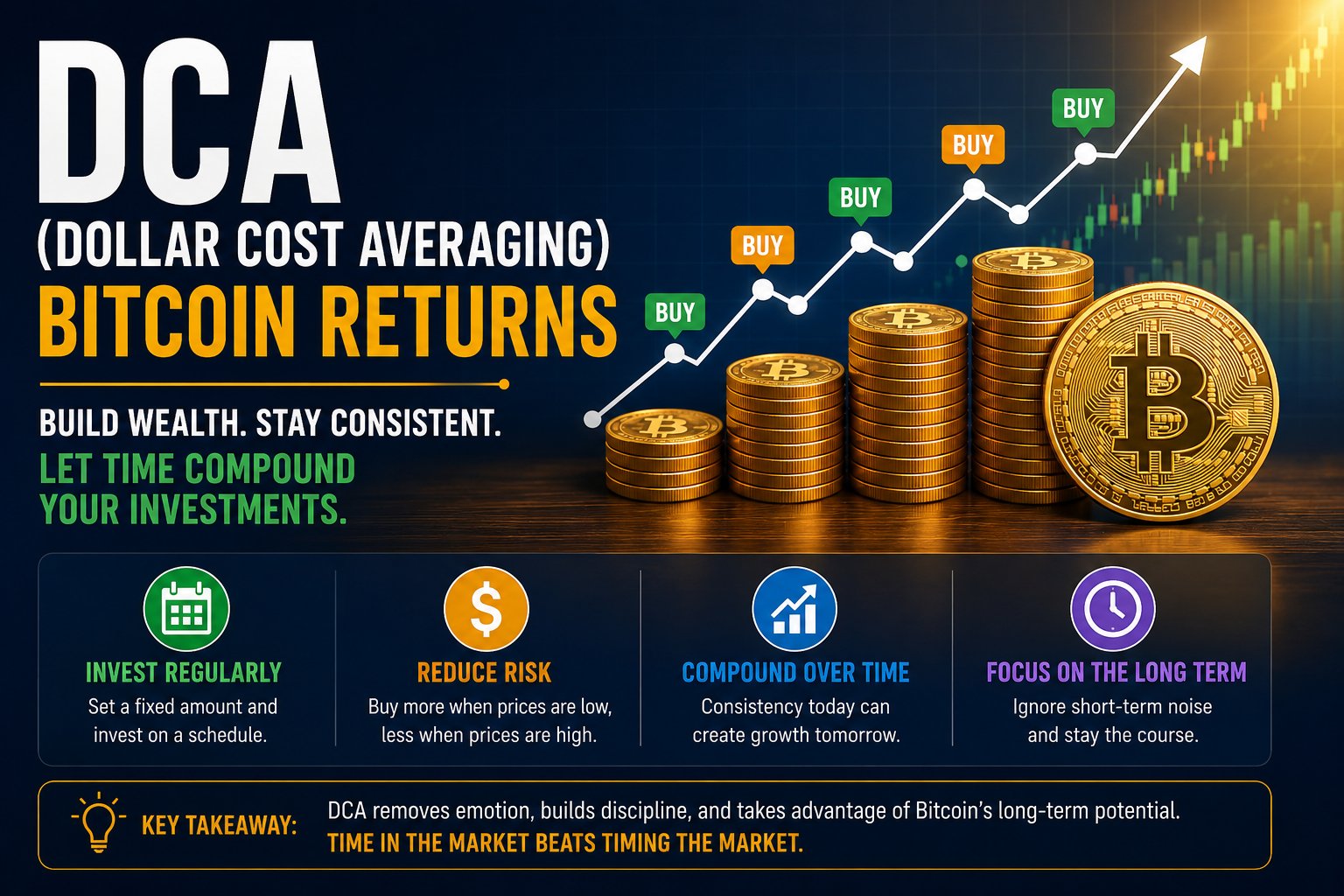 DCA (Dollar Cost Averaging) Bitcoin returns