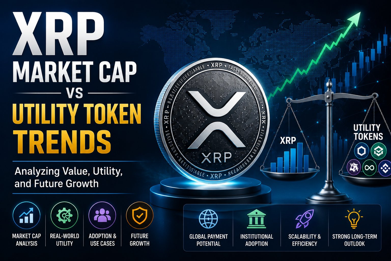 XRP Market Cap vs Utility Token Trends
